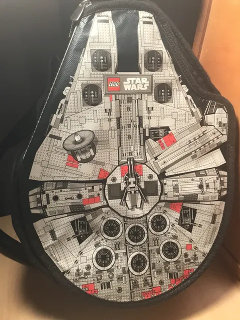 Star Wars Millennium Falcon Mini Lego Large Carrying Storage Bag Neat Oh 2012