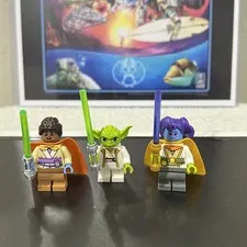 LEGO Star Wars 75358 Kai Brightstar, Master Young Yoda, Lys Solay Minifigure Lot