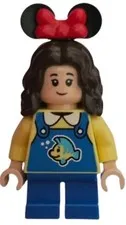 LEGO Disney Main Street USA Flounder Sweater Park Guest Minifigure Set 43302