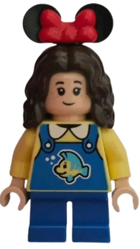 LEGO Disney Main Street USA Flounder Sweater Park Guest Minifigure Set 43302