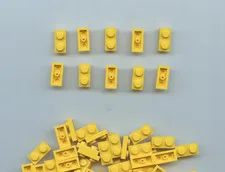 LEGO x 60 Yellow Plate 1 x 2 3023