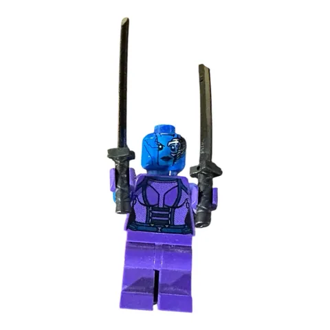 LEGO Marvel Nebula Minifigure Guardians of the Galaxy Vol. 2 w/ 2 Swords