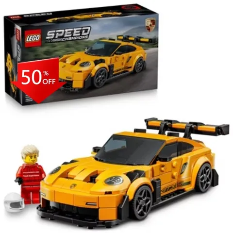 LEGO Speed Champions Porsche 911 GT3 RS Super Car - Father's Day Gift - 77239