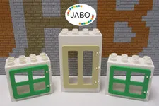 (RB 4) LEGO Duplo 1x Door 2x Windows for Farm House