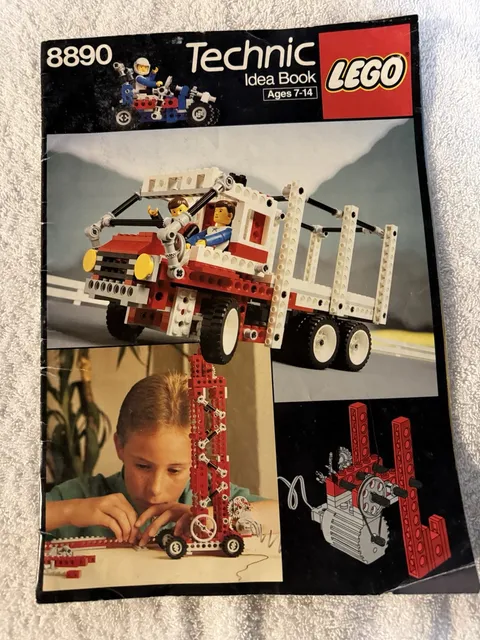 LEGO Technic 8890 Instructions Manual Idea Book (1988)