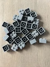 LEGO 3003 Dark Bluish Gray Brick 2 x 2 - 30 Pieces