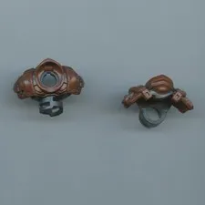 LEGO x 2 Reddish Brown Minifigure Armor Shoulder Pads Samurai with Scabbard