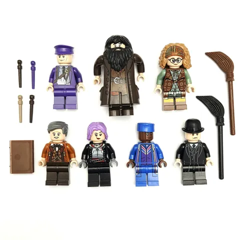 LEGO Harry Potter Minifigure Lot Hagrid Tonks Slughorn Kingsley Fudge Trelawney