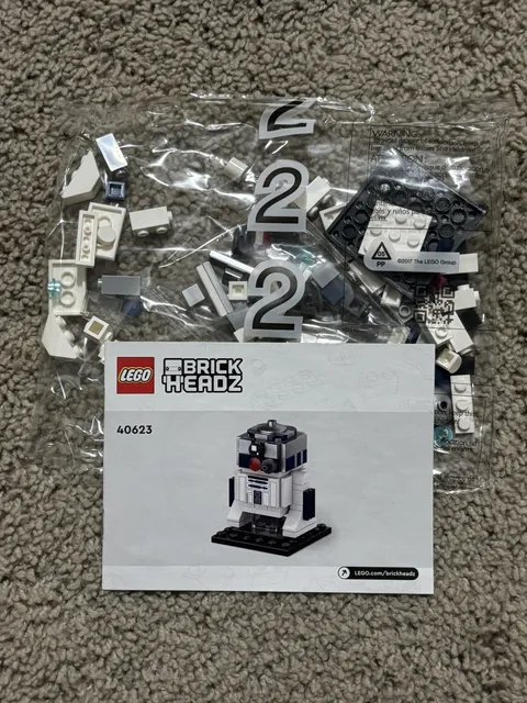 LEGO Star Wars 40623 BrickHeadz Battle of Endor R2-D2 ROTJ Jedi #203 Only