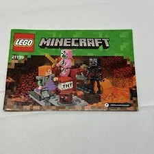 LEGO Minecraft 21139 The Nether Fight Instruction Manual Only