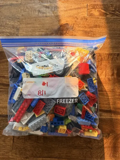 LEGO Bulk Lot of 2 Pounds Random Parts Pieces Clean Genuine 2 Lbs Grab Bag #1