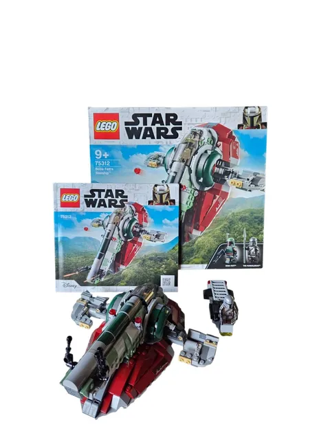 LEGO Star Wars 75312 Boba Fett’s Starship Set Toy Starship