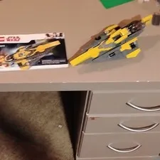 Retired LEGO Star Wars 75214 Anakin's Jedi Starfighter Set Only
