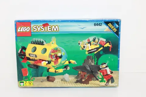 LEGO DIVERS – “Sting Ray Explorer” in Box – 6442 – NEW – SEALED – 1997