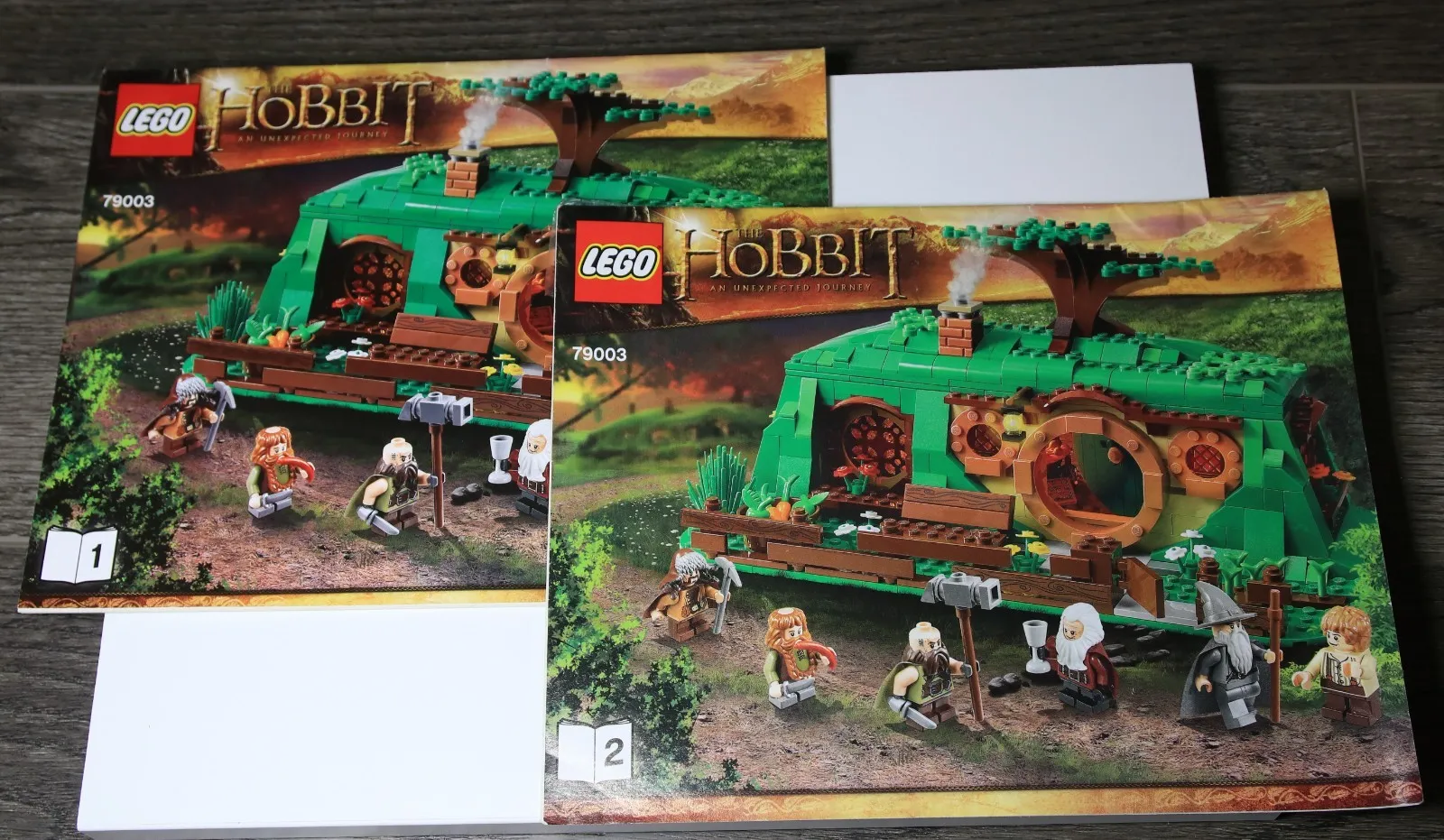 Lego 79003 The Hobbit An Unexpected Gathering Instructions Only Books 1-2