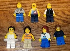 Lego Figures X 7 - City / Other - SB1