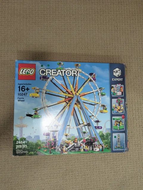 LEGO CREATOR: Ferris Wheel (10247) Used - Missing Lego Figures And A Few Pieces