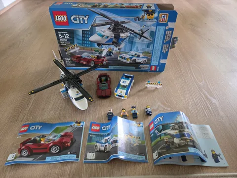 Lego City 60138 High-Speed Chase 2017 - Complete W/Box & Instructions Retired