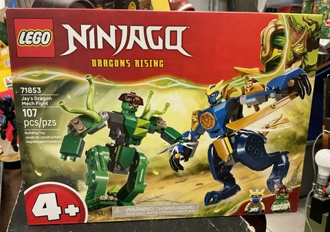 NEW LEGO Ninjago Dragons Rising Jay's Dragon Mech Fight 107 pieces Build Toy