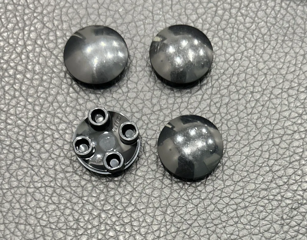 LEGO Black Plate Round 2 x 2 with Rounded Bottom Boat Stud Part #2654