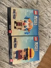 Lego BrickHeadz One Piece Monkey D Luffy 40799 & 40800 Buggy the Clown BOTH NEW
