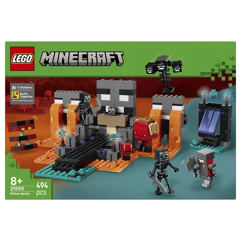 LEGO MINECRAFT 21590 Wither Battle Ages 8+ 494 pieces New & Sealed
