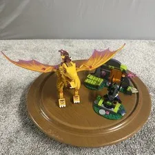 LEGO Elves: Fire Dragon's Lava Cave (41175) Retired Set w/ manual 