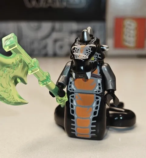 NEW Ninjago Skalidor with Axe Custom Lego Minifigure 9450 Rise of the Snakes