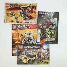 Lego Manual Instruction 4 Book LOT 2260 7307 8124 2192 ✨MANUALS ONLY✨