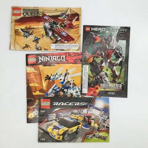 Lego Manual Instruction 4 Book LOT 2260 7307 8124 2192 ✨MANUALS ONLY✨
