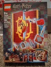 Lego 76409 Harry Potter SEALED Box Gryffindor House Banner Wizarding World Fig