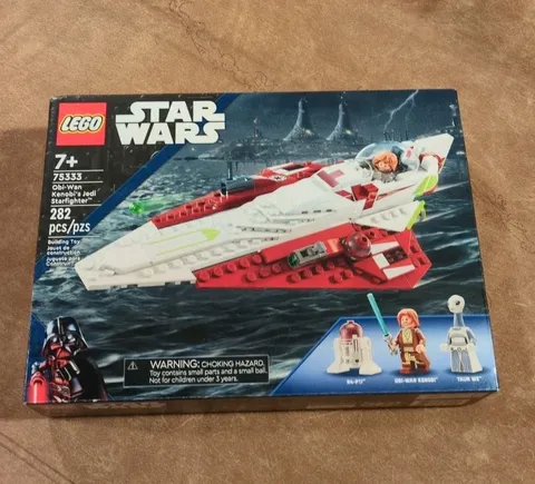 LEGO Star Wars 75333 Obi-Wan Kenobi's Jedi Starfighter 282 Piece New Sealed