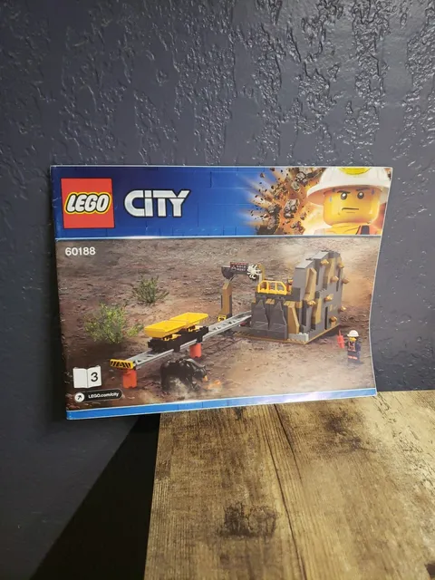 LEGO City 60188 Mining Site Experts Instruction Guide Book 3 MANUAL ONLY