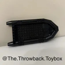 LEGO Boat Hull Base Piece Black Plastic Replacement Part 1 Piece