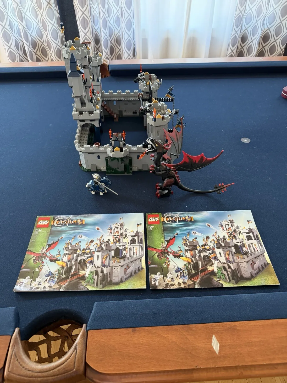 LEGO Castle Fantasy Era King’s Castle Siege 7094 w/ Box & Manual 99% Complete