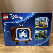 LEGO Disney 40774 Classic Animation Scenes Retro TV Toy Story Lion King 270 Pcs