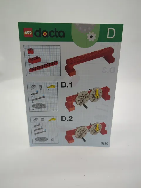 Lego Dacta D 9630 Manual 1997