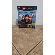 LEGO Harry Potter Read Build Create DK Book Set Cedric Diggory Draco Malfoy 58pc