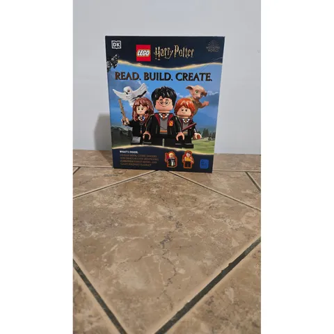 LEGO Harry Potter Read Build Create DK Book Set Cedric Diggory Draco Malfoy 58pc