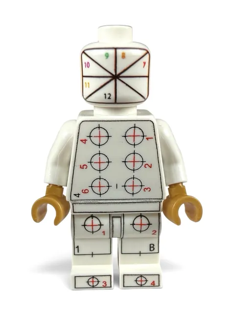 Official Lego Alignment SMART FIG Minifigure Test Print Prototype VERY RARE!