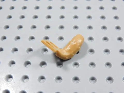 LEGO Medium Nougat Animal Tail Minifig BI