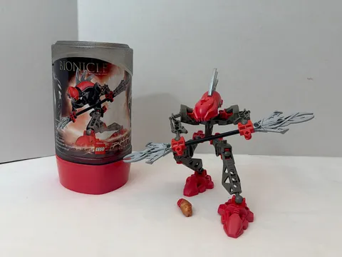 Lego Bionicle: Rahkshi - Turahk Set #8592 - 100% Complete W/ Canister  No Manual