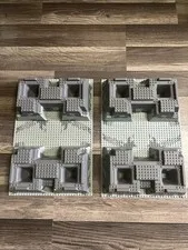 LEGO 4990 Gray Raised Baseplate Rock Raiders HQ 15x10in Castle 30271px3 Base