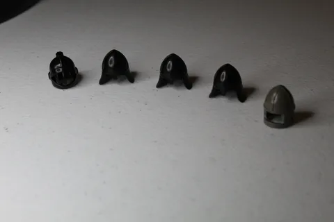(5) LEGO Castle Helmets