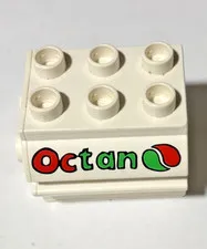 Duplo White Octan Fuel Gasoline Company Fuel Tank Part Vintage
