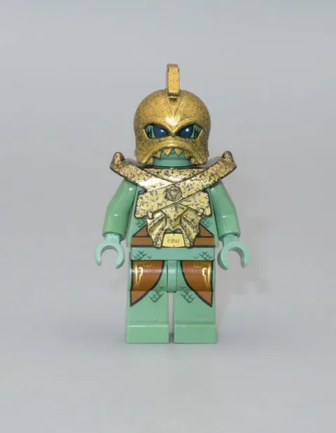 LEGO Atlantis Portal Emperor in armor green minifigure 8078