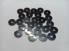 LEGO BULK LOT OF 26 BLACK 2X2 ROUND TILE WITH HOLE #15535
