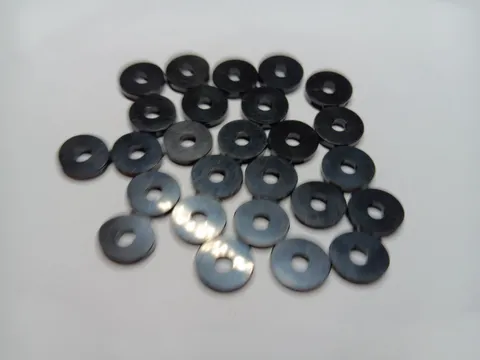 LEGO BULK LOT OF 26 BLACK 2X2 ROUND TILE WITH HOLE #15535