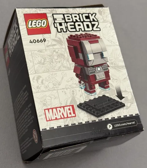 LEGO BRICKHEADZ: Iron Man MK5 Figure (40669) - Brand New in Sealed Box