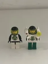 LEGO Blacktron Minifigure Lot of 2 Vintage Space Figures Jetpack